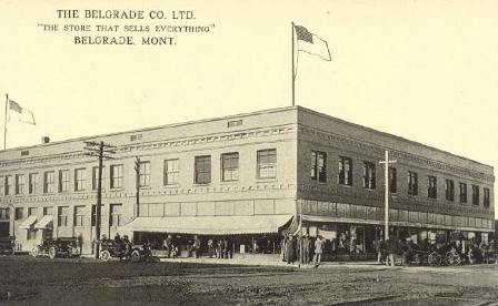 Early Belgrade MT Mercantile Photo Early Belgrade Montana Mercantile Photo