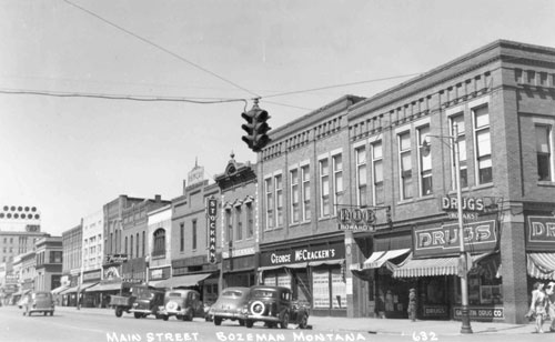 Downtown Main Street Bozeman, Montana