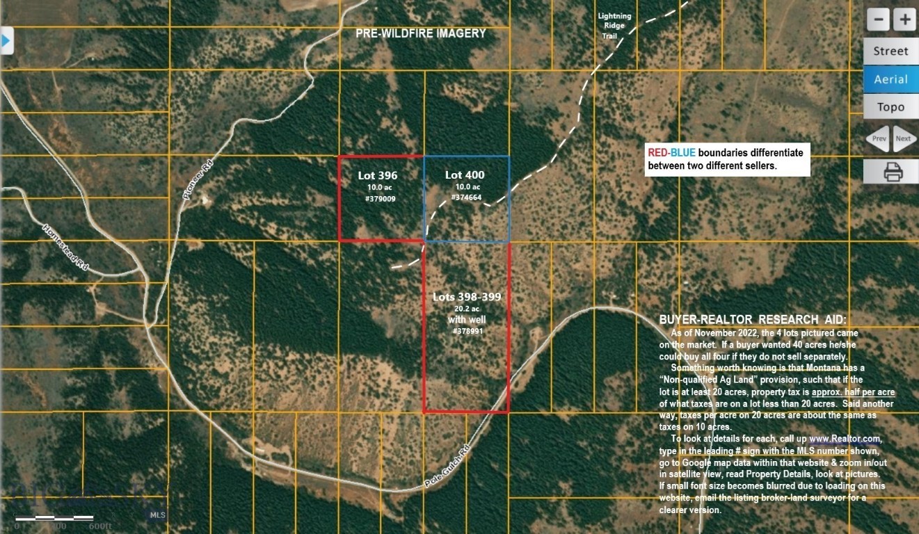 Lots 396-398-399-400 Lightning Ridge Trail, Three Forks, Montana