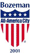 Photo Bozeman Montana All American US City Logo