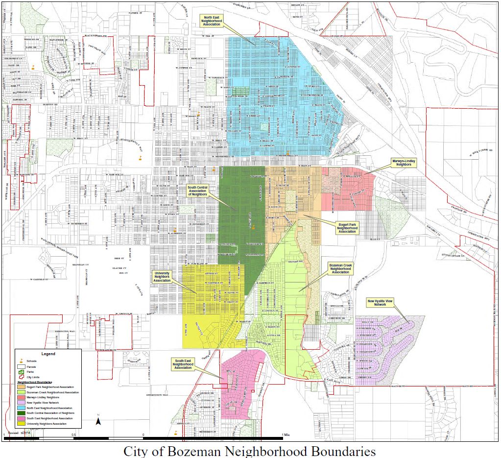 Bozeman Neighborhood - Bozeman Subdivisions Map Bozeman Neighborhoods and Subdivision Map