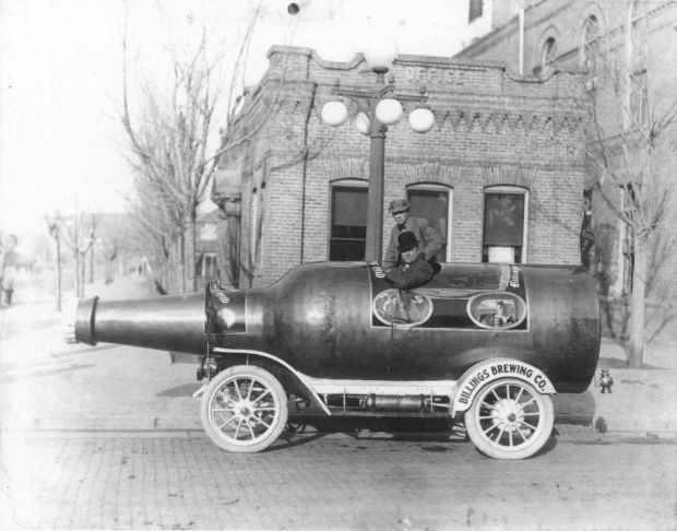 Montana Billings Brewery Beer-Bottle Car Western Heritage Center Photo