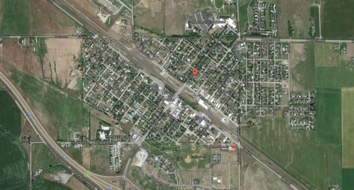 Manhattan Montana aerial map