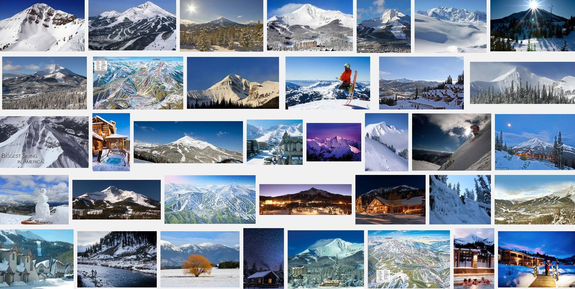 Winter Skiing Big Sky Montana Winter Skiing Big Sky Montana
