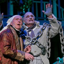 A Christmas Carol, Bozeman Montana Plays, Jahnke and DeVries Photo Bozeman Theater, A Christmas Carol Jahnke and DeVries