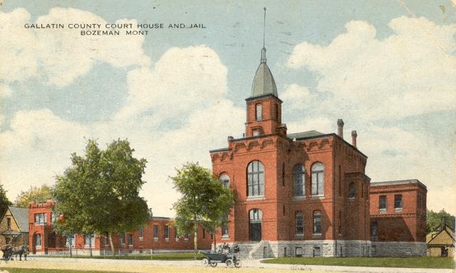 The first Gallatin County Courthouse was designed B & FW Vreeland 1880 The first Gallatin County Courthouse was designed B & FW Vreeland 1880