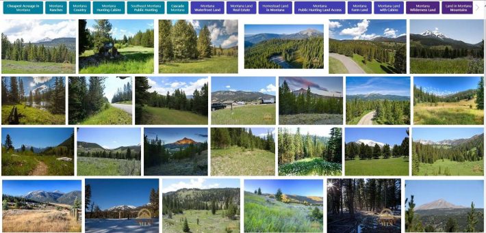 Big Sky Land and Lots For Sale