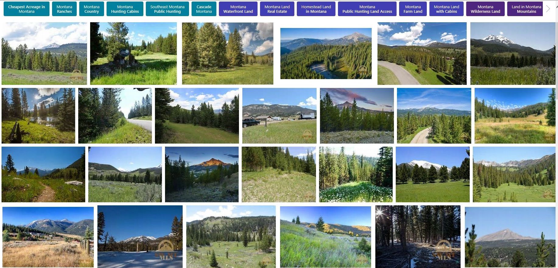 Big Sky Land and Lots For Sale
