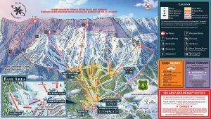 Bridger Bowl Area Trail Map Bridger Bowl Trail Map