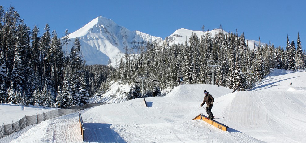 Snowboarder photo. Big Sky Condos For Sale.
