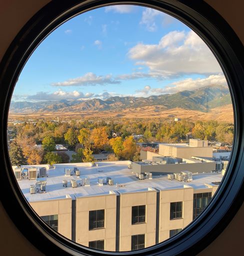 Bridgers From Bozeman's Armory Hotel © Brett Fagan 2020 Photo Bridgers From Bozeman's Armory Hotel © Brett Fagan 2020