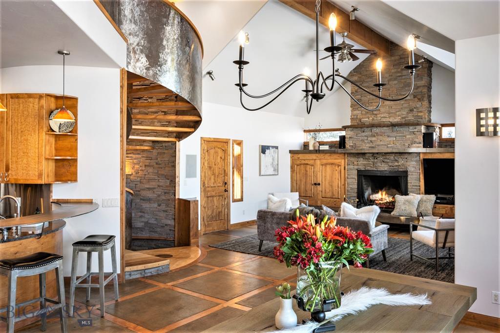 Living Cross View, 122 S Big Elk Meadow Road, Gallatin Gateway MT Photo Living Cross View, 122 S Big Elk Meadow Road, Gallatin Gateway MT