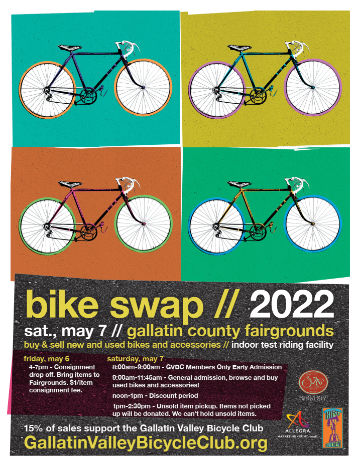 Photo 2022 Gallatin Valley Bicycle Club Bike Swap, Mar 6-7, 2022