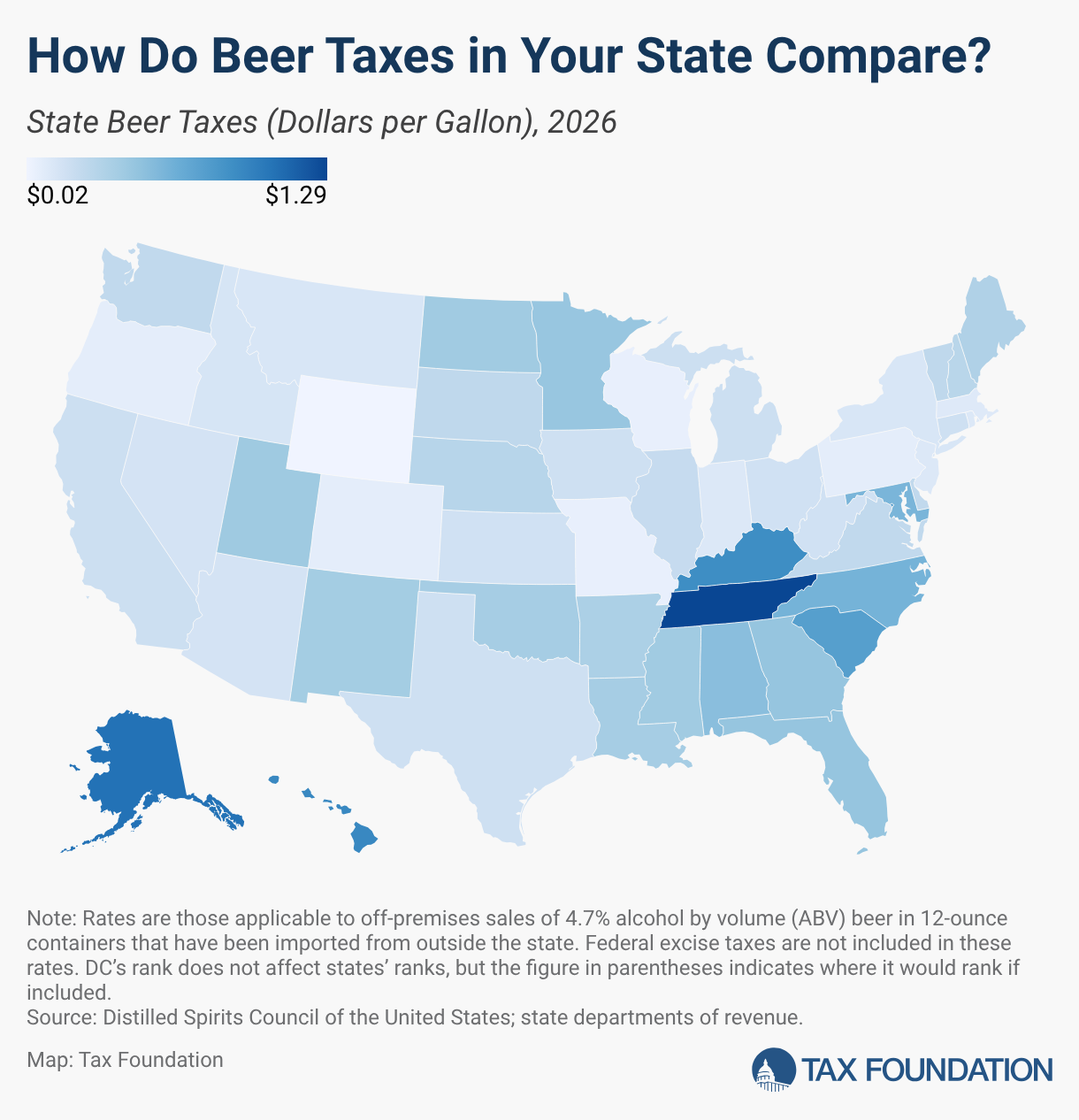 Beer Tax By State 2026 - Tax Foundation - Includes Montana Beer Tax. Photo Beer Tax By State 2026 - Tax Foundation - Includes Montana Beer Tax.